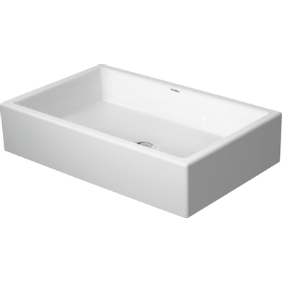 Duravit Vero air Opbouwwastafel - geslepen - zonder kraangat - zonder overloop - 60x38cm - met wondergliss - inclusief bevestiging - wit