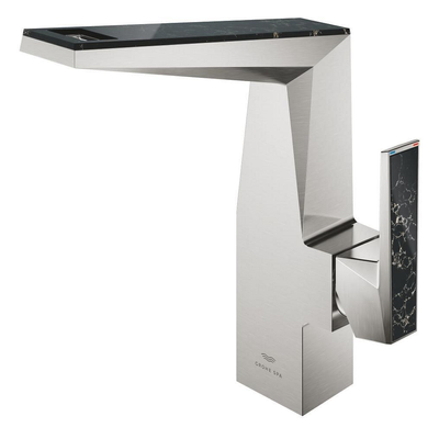 Grohe Allure brilliant private collection wastafelkraan L-Size van. noir supersteel