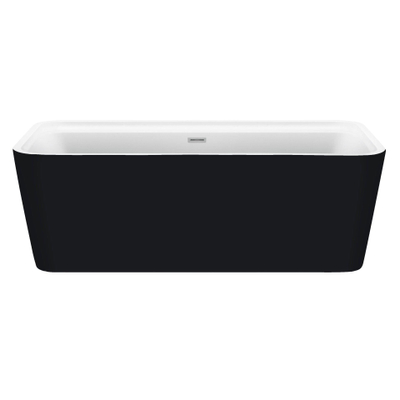 Allibert Kolora Baignoire îlot 170x78cm Noir mat