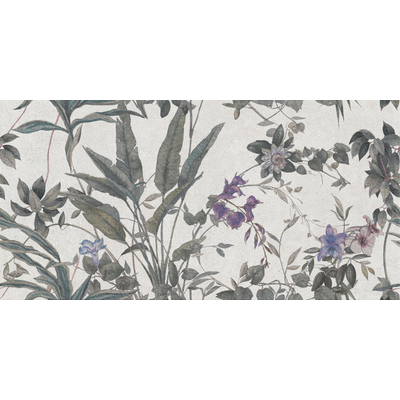 ÉCHANTILLON Terravito Melora carreau mural - 60x120cm - rectifié - Aspect béton - White decor mat (blanc)