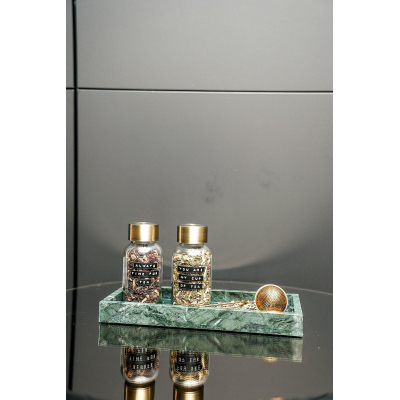 Wellmark Plateau en marbre 30x13cm Marbre Vert