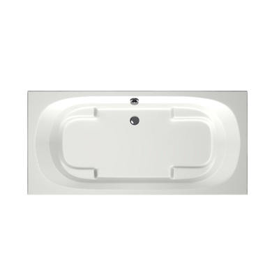 Xenz Kanaga Baignoire duo - 190x90x53 - bonde centrale - acrylique - blanc mat