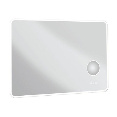 Crosswater Svelte Miroir - 100x70cm - éclairage LED autour - miroir grossissant