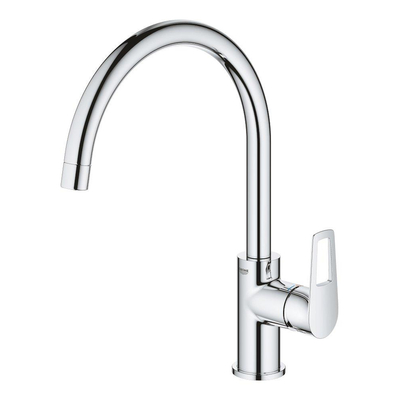 GROHE BauLoop Mitigeur de cuisine - haut - bec pivotant - chrome