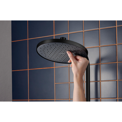 Hansgrohe Activera S - showerpipe - 240 - 1jet - baduitloop - Ecostat Fine - ecosmart - mat zwart