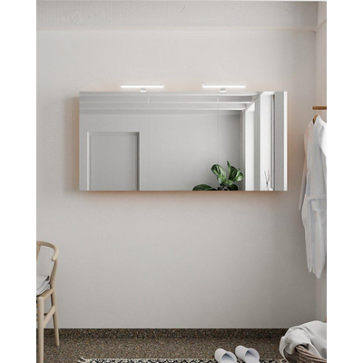 Mondiaz CUBB Armoire de toilette avec miroir - 150x70cm - 3 portes - Ocher (Orange)