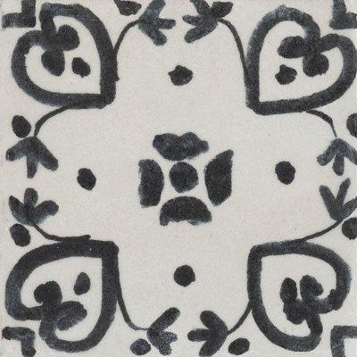 Ceralto Ricordo Marmo Vloertegel - 15x15cm - 10mm - glans - NERO