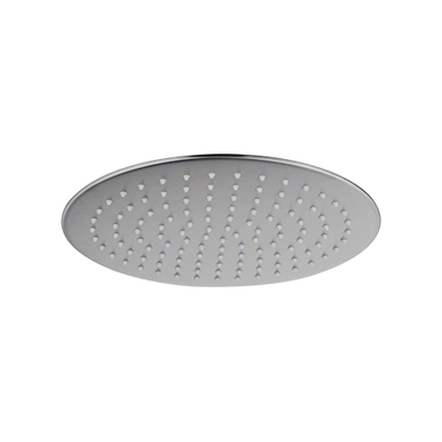 FugaFlow Eccelente Sobrado Pommeau de douche 25cm rond 6mm Inox brossé