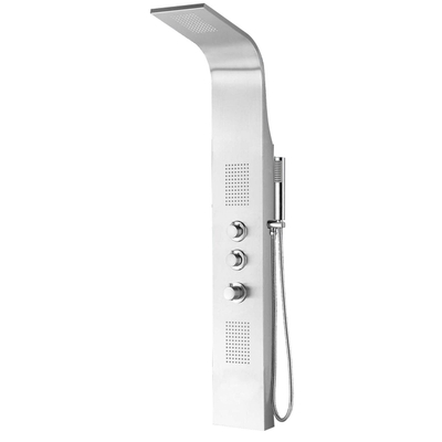 Xellanz Erie colonne de douche thermostatique 148x22 cm inox