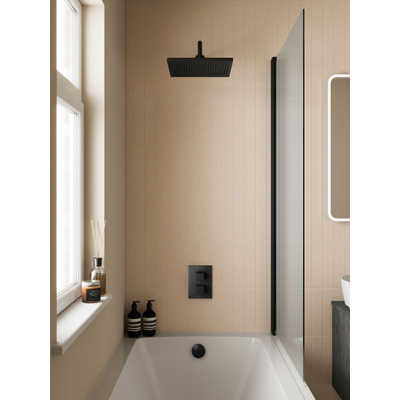 Crosswater Clear 6 Paroi de Douche - 80x150cm - Noir Mat