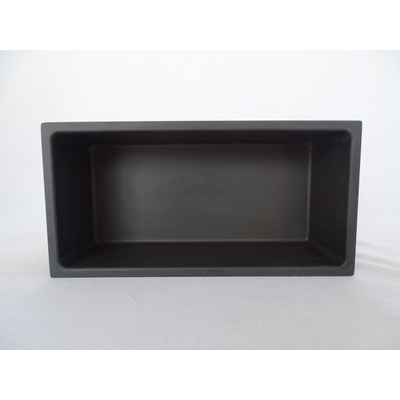 Crosstone by arcqua solid alcove niche encastrée 30x15x10cm surface solide noir mat destockage
