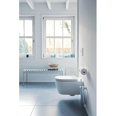 Duravit Starck T Ensemble de brosse - modèle mural - 43,5x8cm - chrome