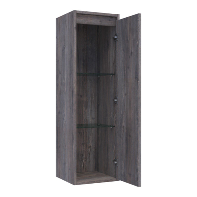 BRAUER Adore armoire de salle de bains - 120x35x35cm - avec 1 porte sans poignée ouvrant à droite Driftwood