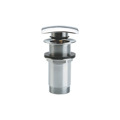 Clou InBe stop/go afvoerplug 6.9x0cm zonder overloop vierkant universeel chroom
