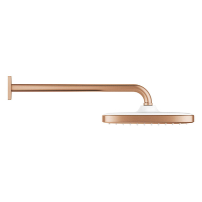 GROHE Tempesta 250 regendoucheset - 38cm - vierkant - 8 l/min - geborsteld warm sunset (koper)