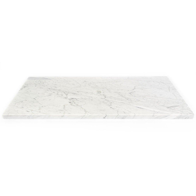 Saniclass Dia Plan sous vasque 100cm 1 trou pour siphon, sans trou de robinet pierre naturelle Marbre