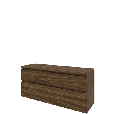 Proline top ensemble de meubles bas 140x46x63.2cm meuble a symétrique chêne cabana et plaque de recouvrement chêne cabana