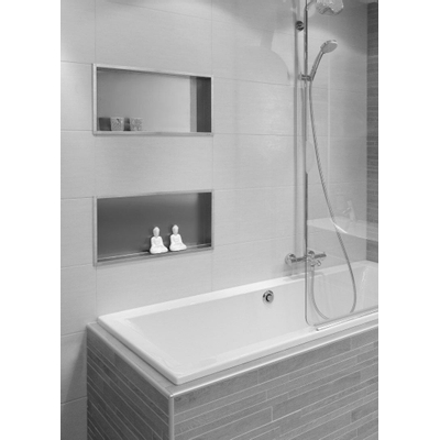 Looox BoX niche - 120x30cm - encastrée - inox brossé