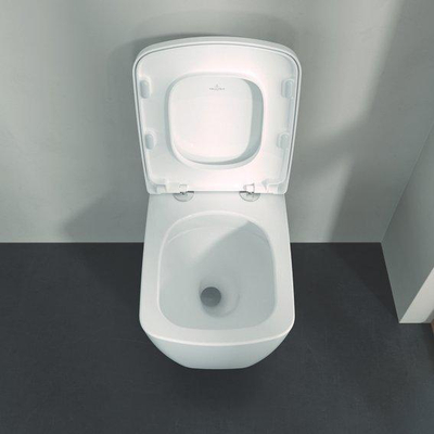 Villeroy & Boch Subway 3.0 pack wandcloset set twist flush - met zitting - glans wit
