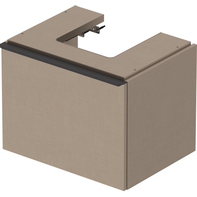 Duravit D-neo Meuble sous vasque 58.4x44.2x44cm 1 tiroir Lin mat