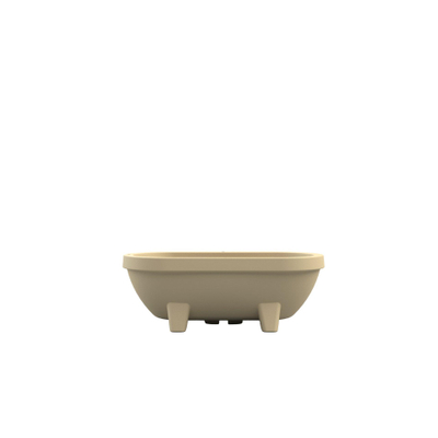 Gardentub Baignoire îlot (extérieur) - 194x94x66cm - synthétique - compatible à l'extérieur - sand dune mat (beige)