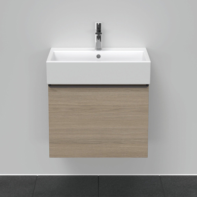 Duravit D-Neo wastafelonderkast 58.4x44x44.2cm 1 lade Eiken (terra) Mat