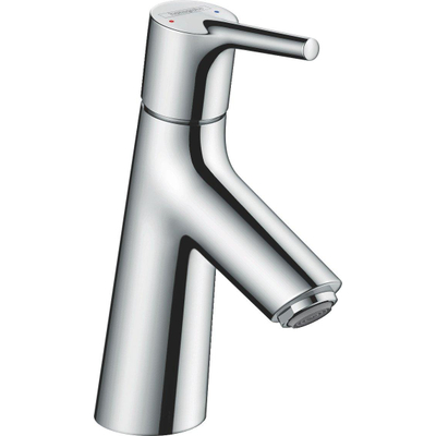 Hansgrohe Talis S wastafelkraan - 80 met push open garnituur - hoogglans chroom