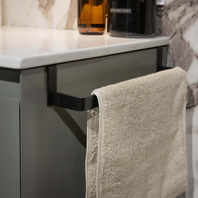 FugaFlow Eccelente Arredo Porte-serviettes universel mat noir