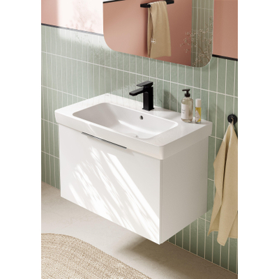 Villeroy & boch Architectura Wastafel - 44.5x80cm - met kraangat - wit alpine