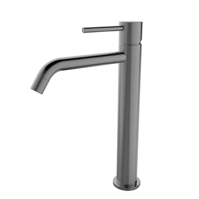 Wiesbaden Style XL wastafelkraan hoog - PVD - gunmetal (antraciet)