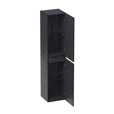 BRAUER Joy Edge armoire de salle de bain - 160x35x35cm - avec 2 portes sans poignée ouvrant à gauche ou à droite Damascus