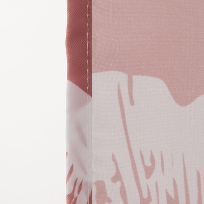 Sealskin mare rideau de douche 180x200 cm polyester rose foncé / blanc