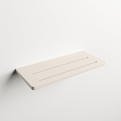 Mondiaz Easy Plancet - 14x31x1.2cm - opbouw - Solid surface - Linen mat