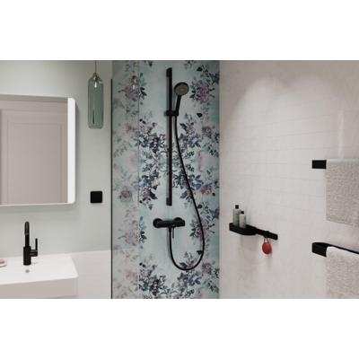 Hansgrohe Activera S set de douche - 90cm - 1 jet - ecosmart - noir mat