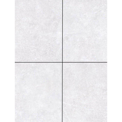 Terravito Kaleno carreau mural et de sol - 30x60cm - 10mm - Rectangulaire - rectifié - aspect béton - blanc mat