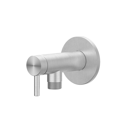 IVY Robinet d'arrêt d'angle - 1/2" - 3/8 - Inox 316 - brossé