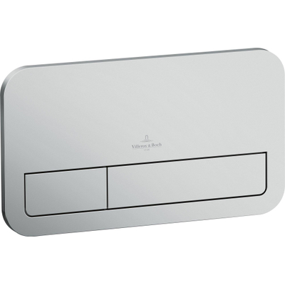Villeroy & Boch Viconnect plaque de commande 2 boutons mat métallisé