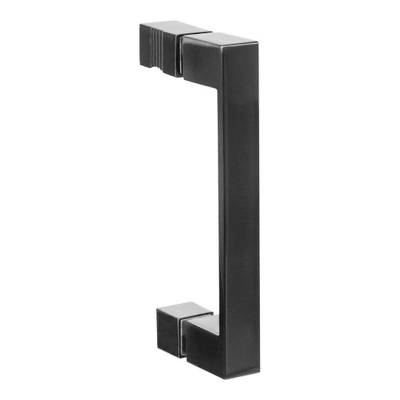 BRAUER Void porte de niche verre clair 90x200 réversible incl. traitement anticalcaire PVD gunmetal brossé