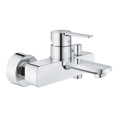 Grohe Lineare New Badkraan - met omstel - met koppelingen - chroom