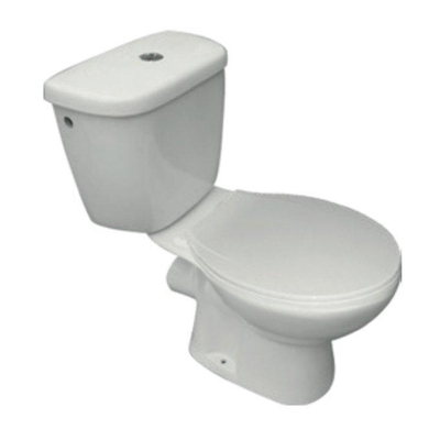 Nemo go pack toilette toledo 65.5x39x72.5cm porcelaine blanche 3/6 l connexion murale h/pk avec siège seconde choix