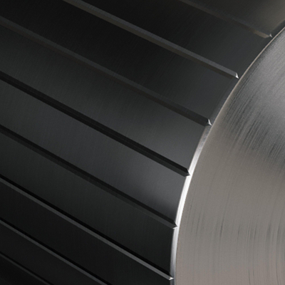 BRAUER Stripe 2-weg Inbouwthermostaat - drukknoppen - in- en afbouwdelen - gunmetal geborsteld PVD