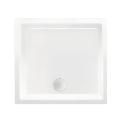 Xenz society receveur de douche 90x80x12cm rectangulaire acrylique blanc