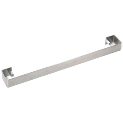 Plieger Barre porte serviette pour radiateur Perugia Quadrata cavallino (Retto) simple et Specchio 60.2 60.8mm au max. 2 par radiateur Inox