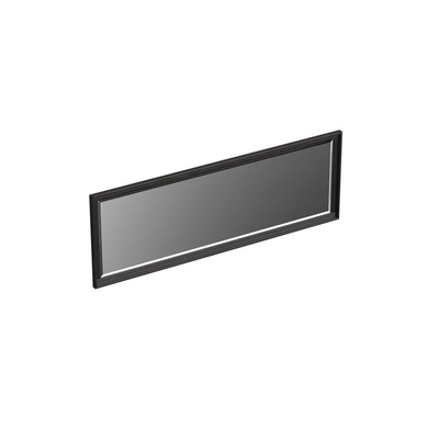 Forzalaqua Reno 2.0 miroir 140x50cm Rectangulaire sans éclairage avec cadre Chêne massif Black oiled