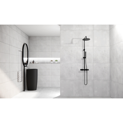 ÉCHANTILLON Terravito Gipuro Carrelage sol et mur - 60x120cm - rectifié - blanc mat