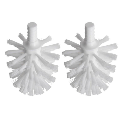 Geesa Standard collection brosse séparée pour ensemble de balai de toilettes blanc (2 pièces)