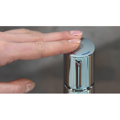 Hansgrohe Talis select s wastafelkraan - 190 met waste - met select greep - voor aan/uit + temperatuurinstelling - hoogglans chroom
