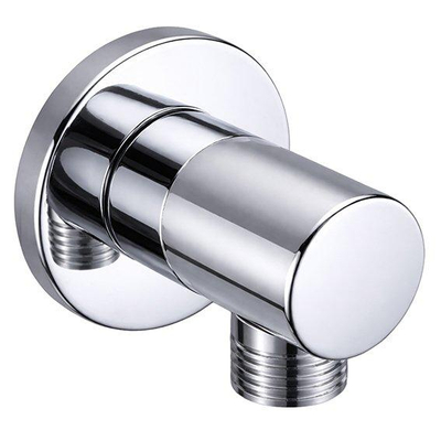 Wiesbaden UniMatch coude mural rond 1/2" chrome