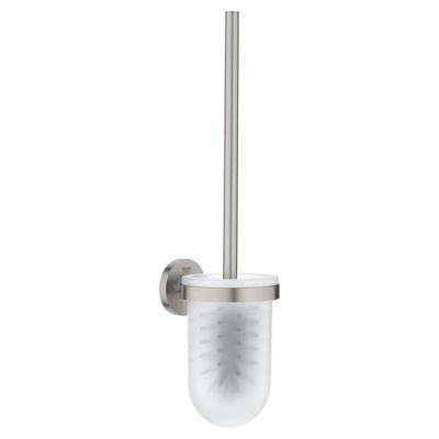 Grohe Start Toiletborstelhouder - wandmontage - rond - open - Supersteel (RVS)