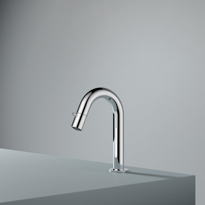 Hotbath Buddy Fonteinkraan - U uitloop - 11.8cm - opbouw - hoogglans chroom